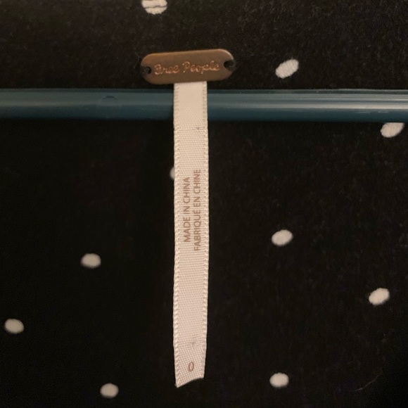 Black polka dot Free People dress - Picture 2 of 3